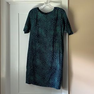 Club Monaco Exposed Zipper Short Sleeve Tunic
